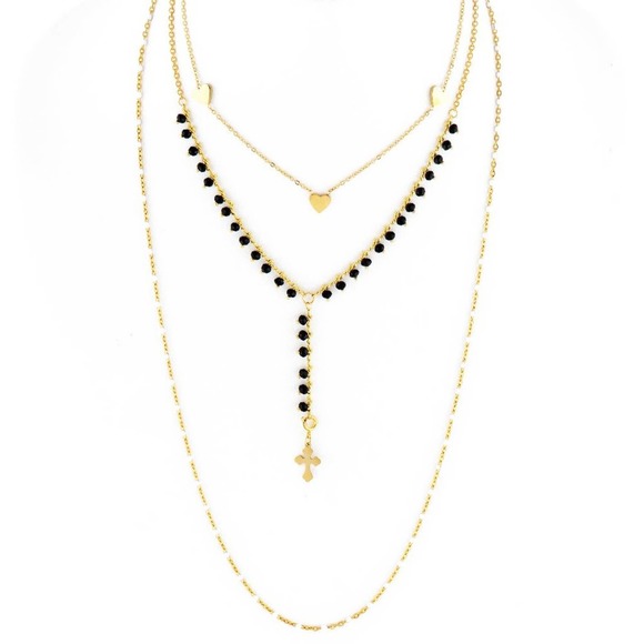 Set of 3 Necklaces and 1 removable charm - Picture 1 of 1